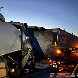 Авария на автодороге М-05 «Киев — Одесса» в Николаевской области, фото: Нацполиция Николаевщины