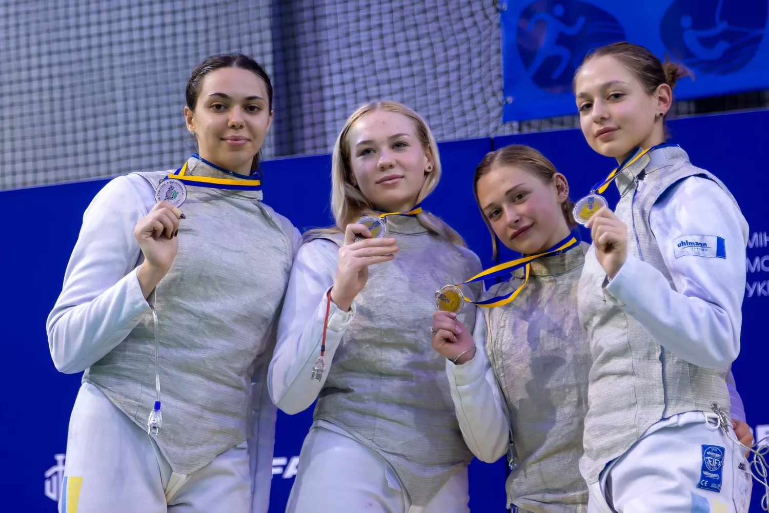 Команда миколаївських рапіристок. Фото: Національна федерація фехтування України