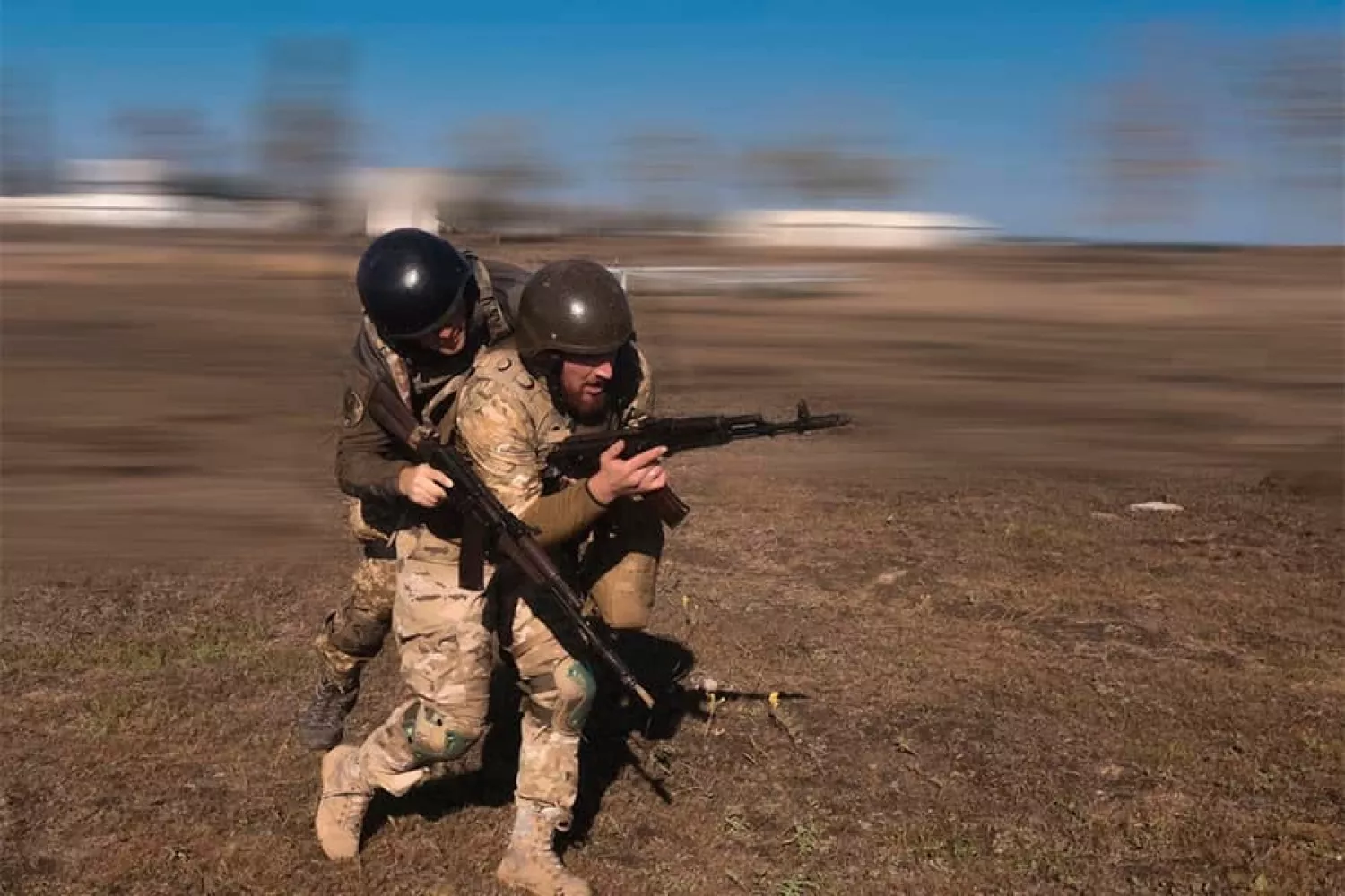 Guardsmen of the 19th regiment of NSU undergo psychological training before rotation to the front, photo from the regiment's Facebook