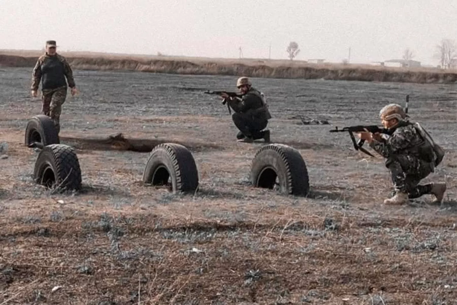 Guardsmen of the 19th regiment of NSU undergo psychological training before rotation to the front, photo from the regiment's Facebook