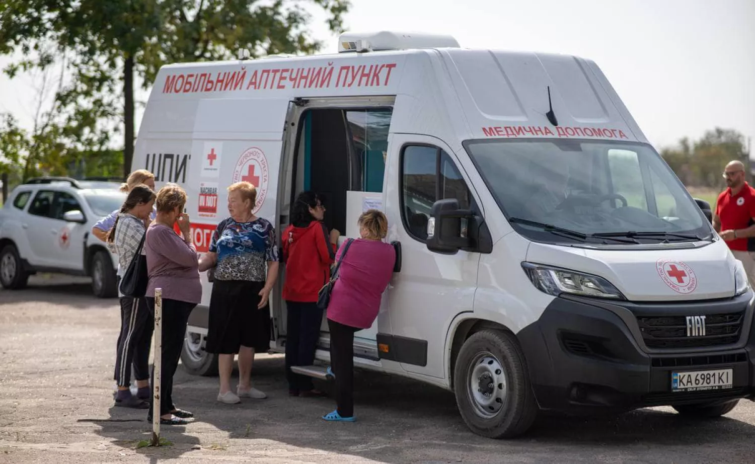 В Херсонской области продолжает функционировать передвижная аптека, фото: прессслужба Херсонской ОВА