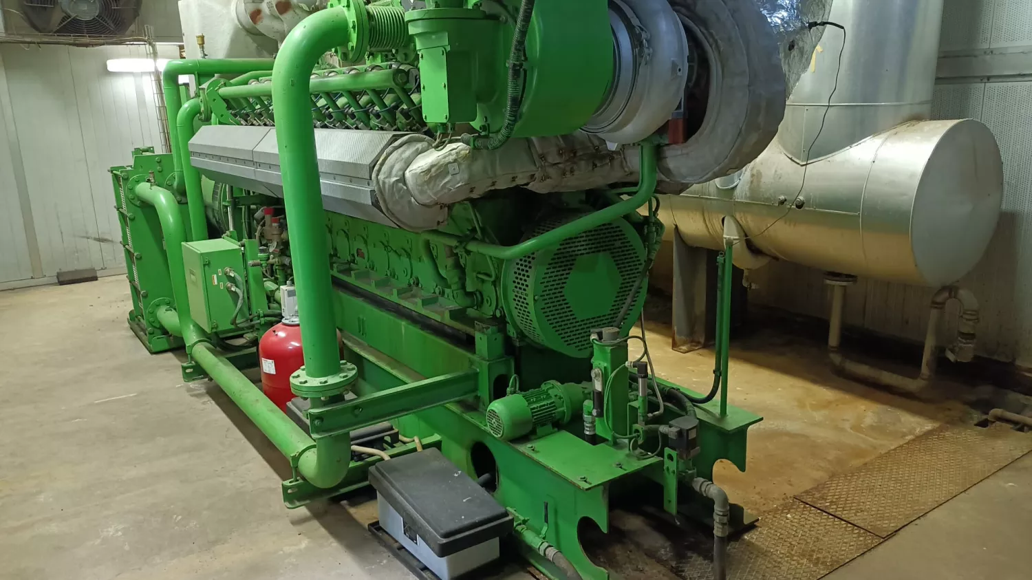 Cogeneration plant Jenbacher type JMC 320 GS-B.L, photo: GEE