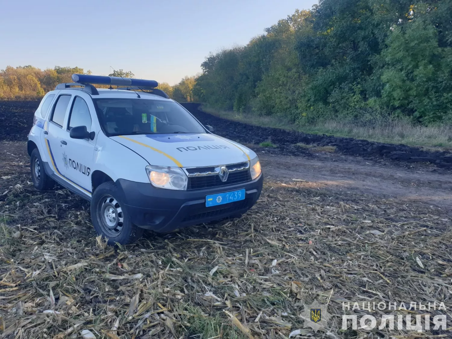 Вчора ввечері, 20 жовтня, в лісопосадці у Балтській громаді Одеської області знайшли обгоріле й понівечене тіло, фото: Нацполіція