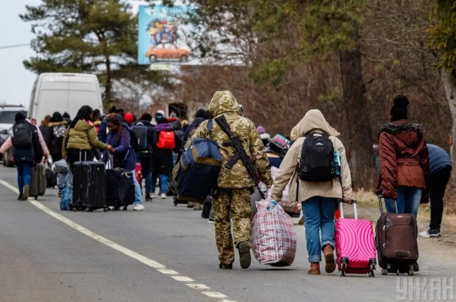 из-за войны население Украины уменьшается. Фото: УНИАН