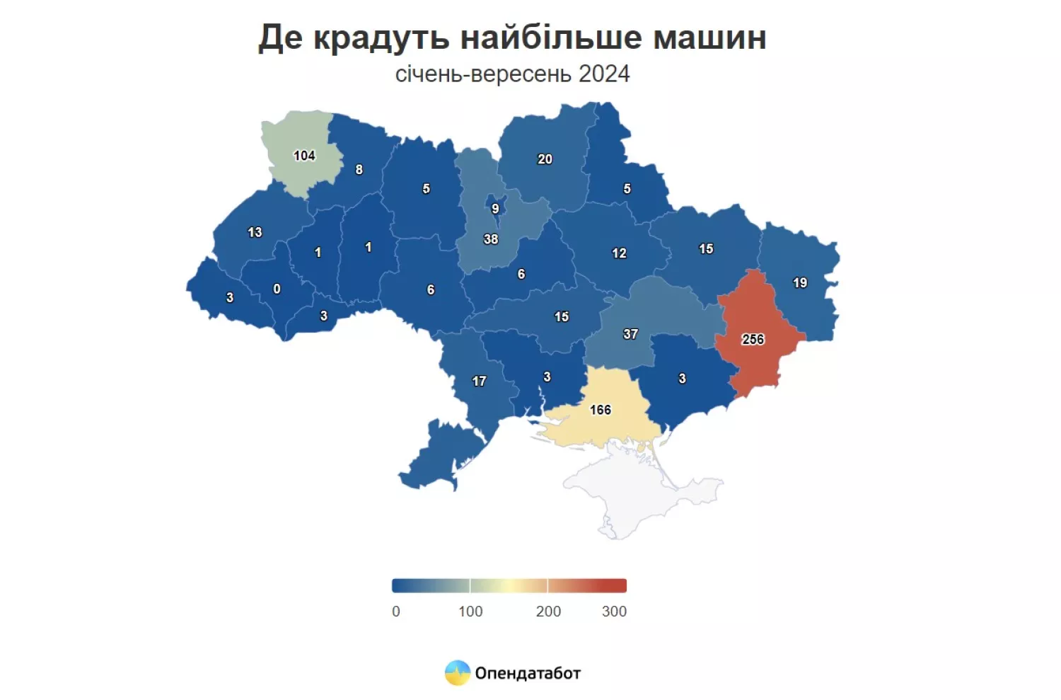 Скриншот даних Опендатабот