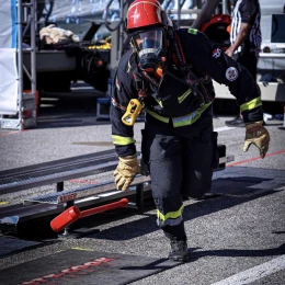 Oleksandr Baran at the World Rescue Championship in the USA, photo: DSNS