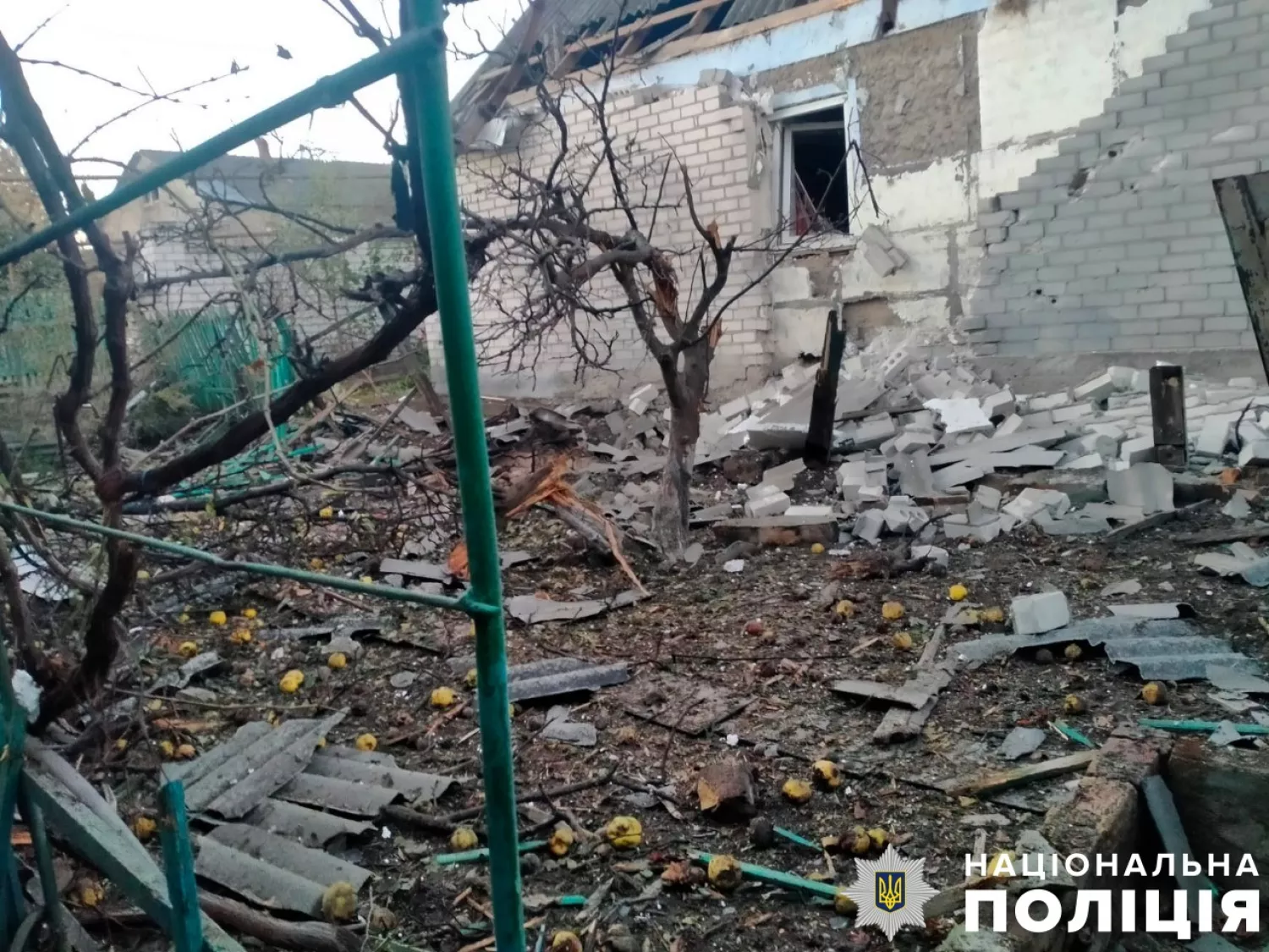 Consequences of shelling in Kherson Region, photo: National Police