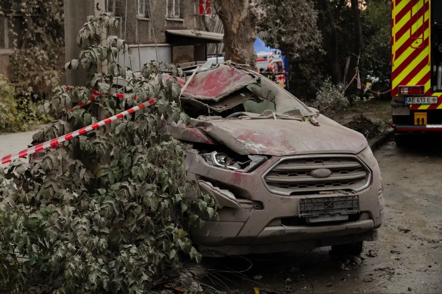 The Russian army attacked the Dnipro. Photo: Serhiy Lysak