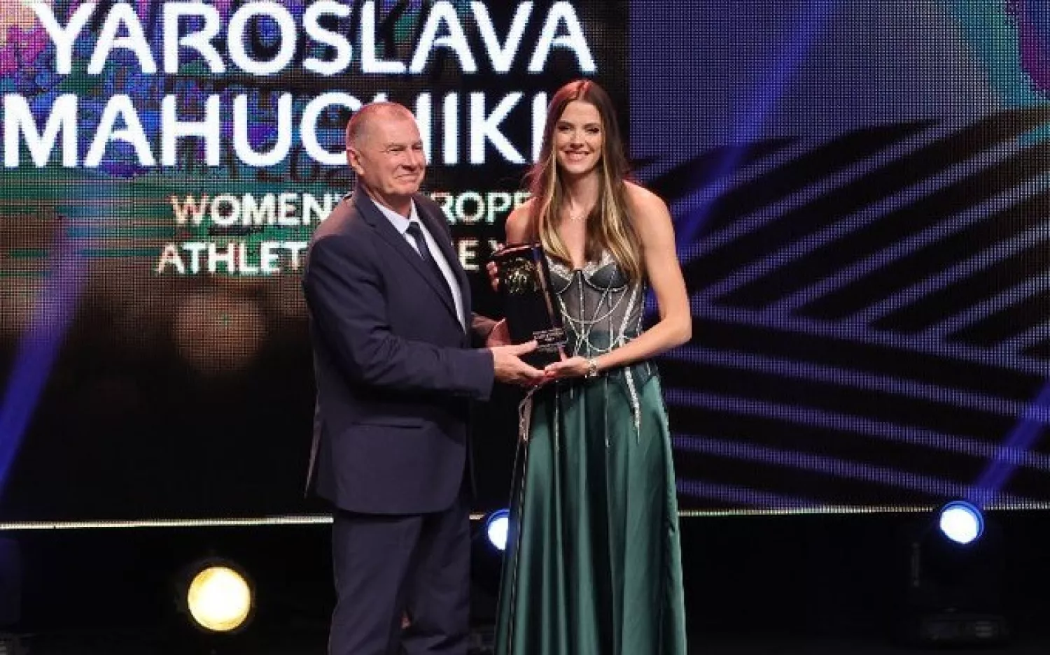 Yaroslava Maguchih became the best track and field athlete in Europe. Photo: European Athletics