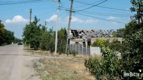 Houses destroyed by Russian attacks in Snigurivka, archival photo: «NikVesti"