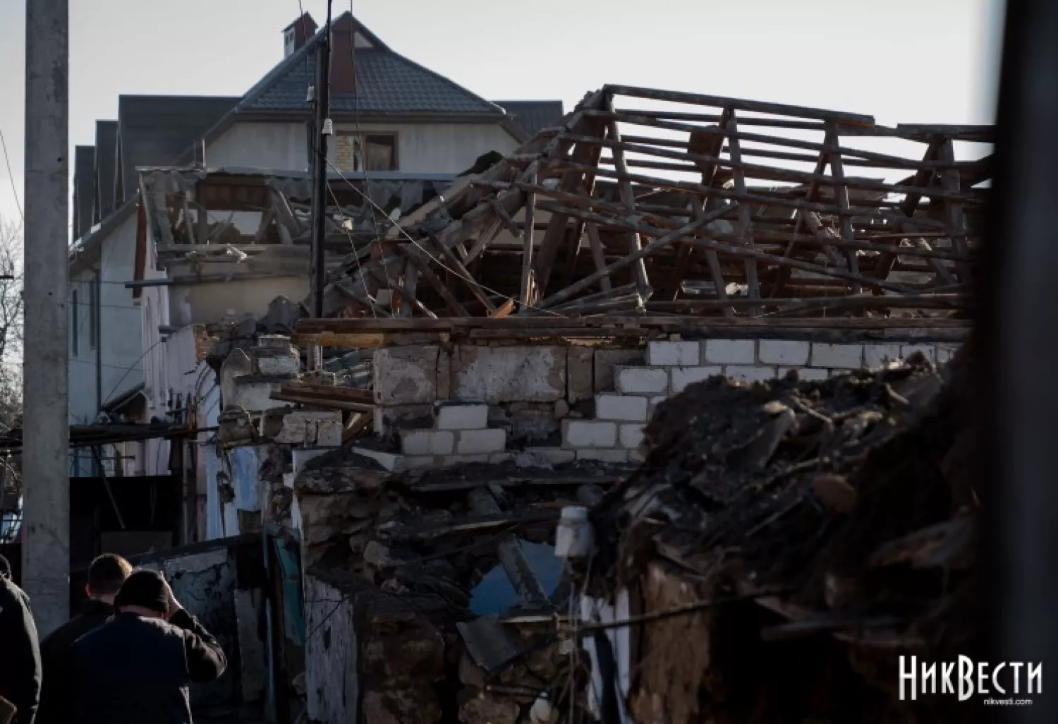 Shelling of the Kutsurub community, archival photo «NikVesti"