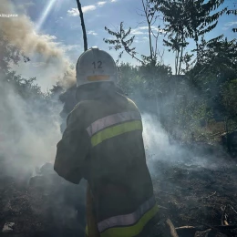 Пожары в Николаевской области 2 октября, фото: ГСЧС Николаевской области