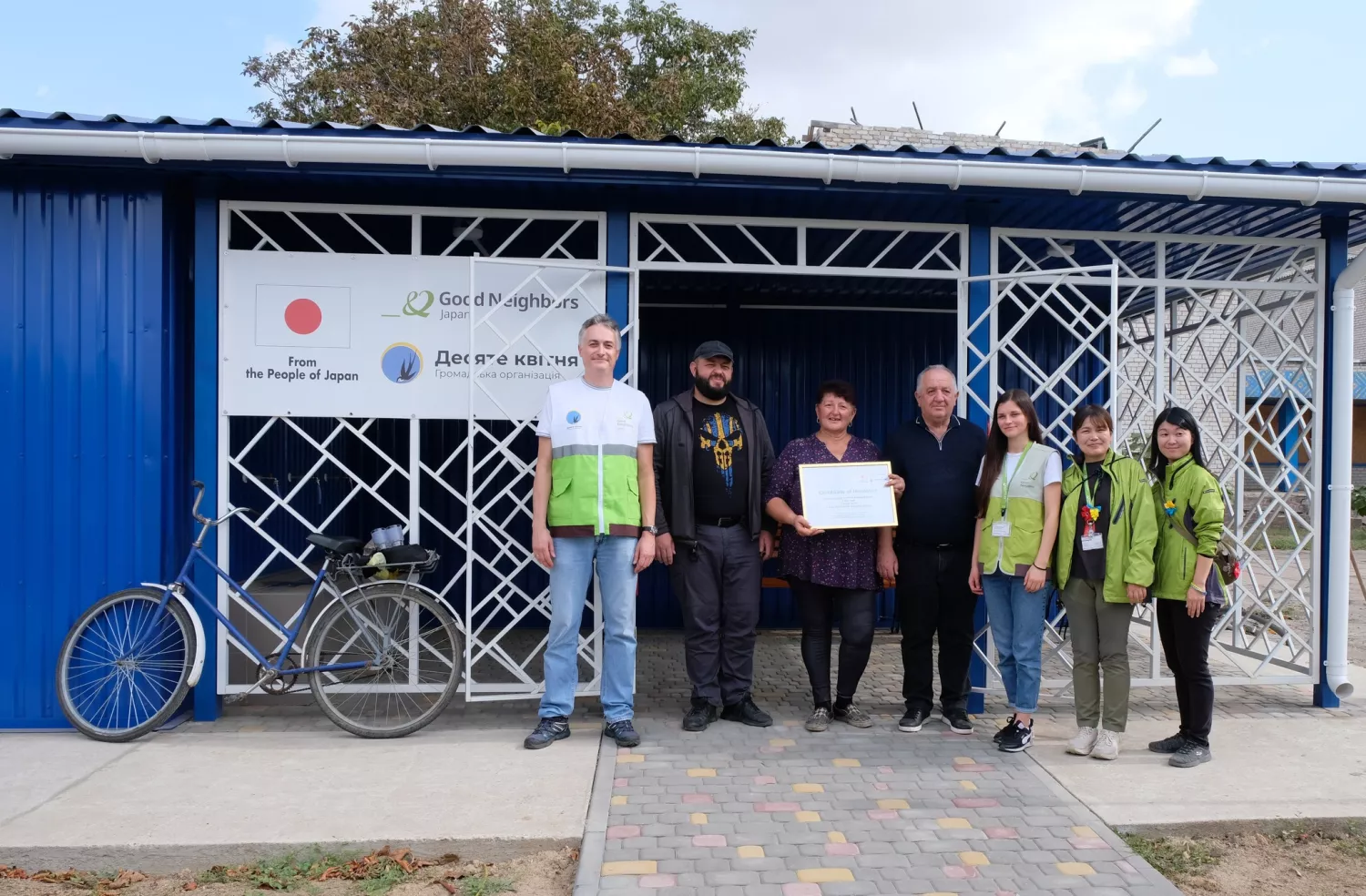 Two pumping stations were opened in the villages of Lymany and Ukrainka. Photo: Halytsynivska territorial community