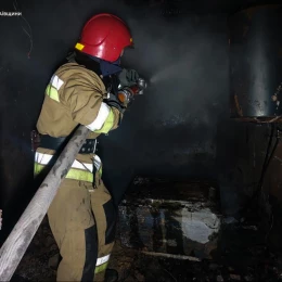 Пожежа в Миколаївській області, фото: ДСНС Миколаївщини