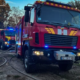 Пожежа в Миколаївській області, фото: ДСНС Миколаївщини