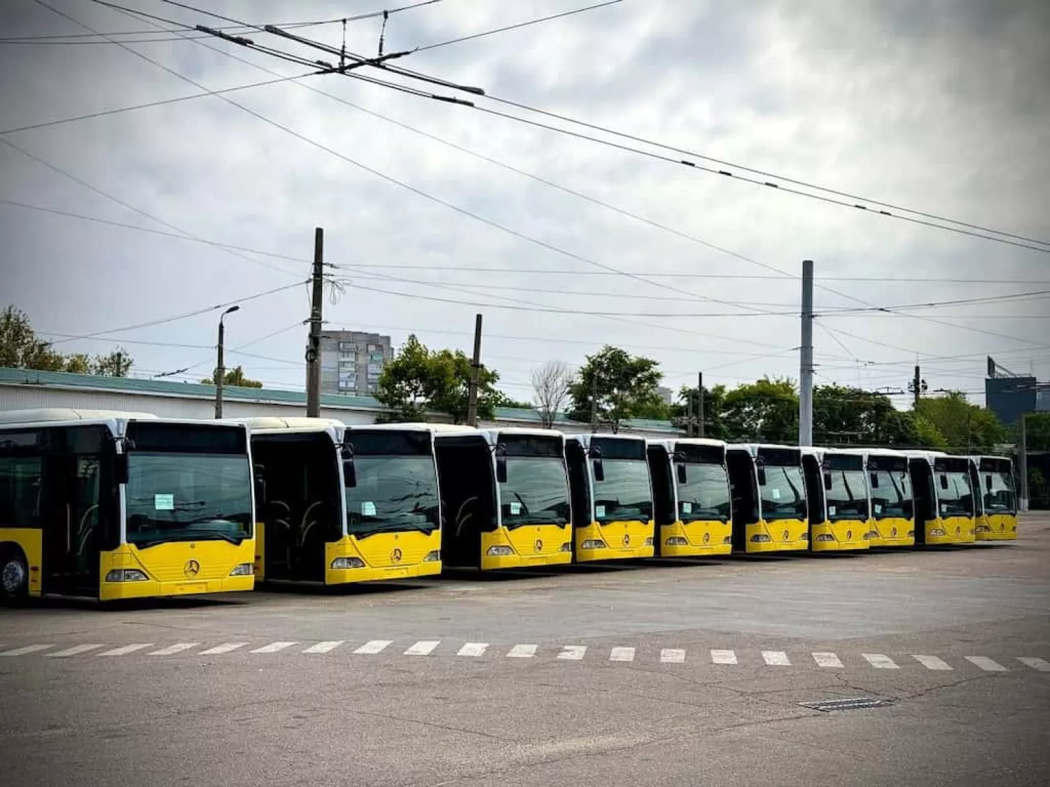 Odesa received buses, Photo by the press service of Odessa City Hall