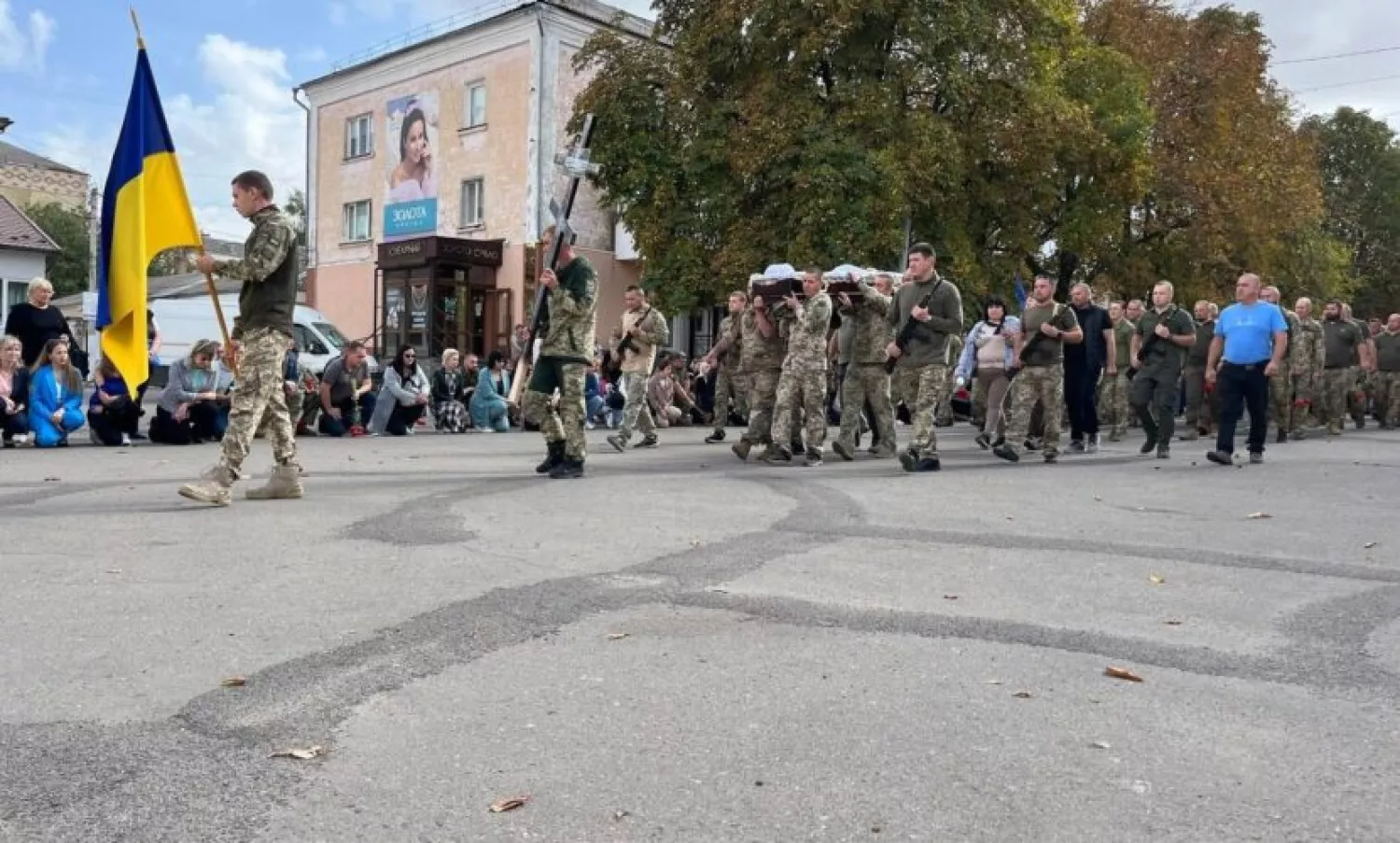 Прощание с подполковником Игорем Грибом. Фото: