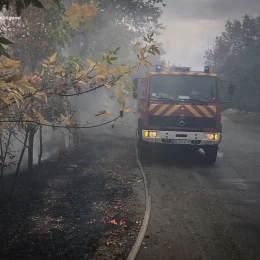 Пожар в Николаевской области 6 октября, фото: ГСЧС Николаевской области