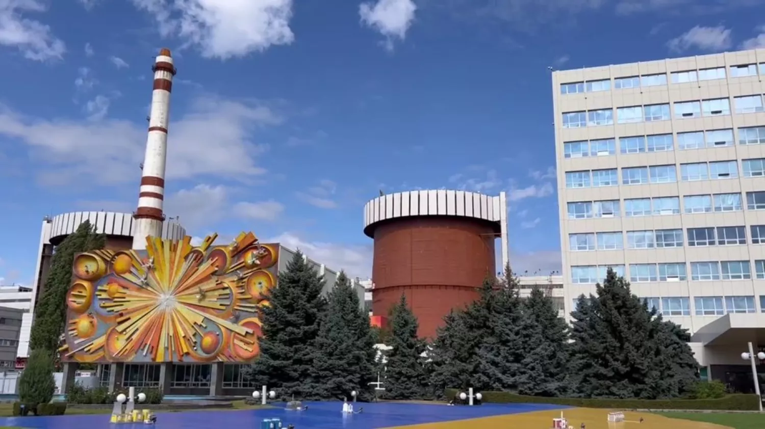 The building of the South Ukrainian nuclear power plant. Photo: Mykolaiv Society