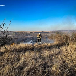 Пожежа у Миколаївській області 8 жовтня, фото: ДСНС Миколаївщини