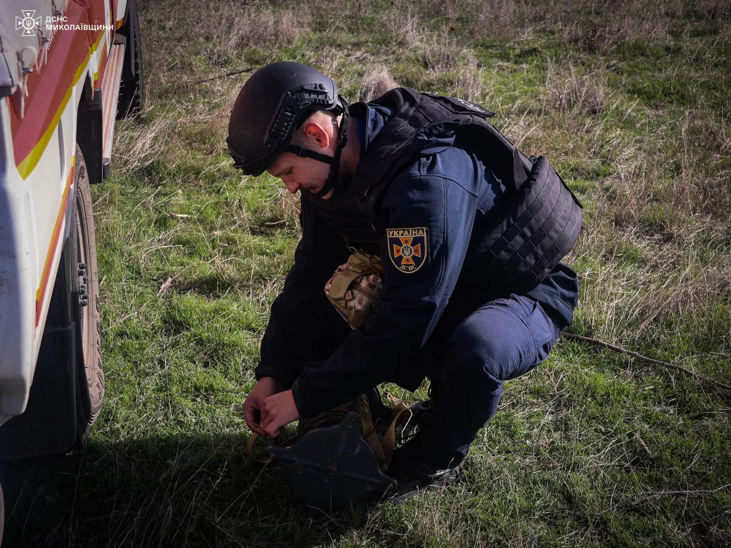 Розмінування Миколаївщини. Фото: ДСНС в Миколаївській області