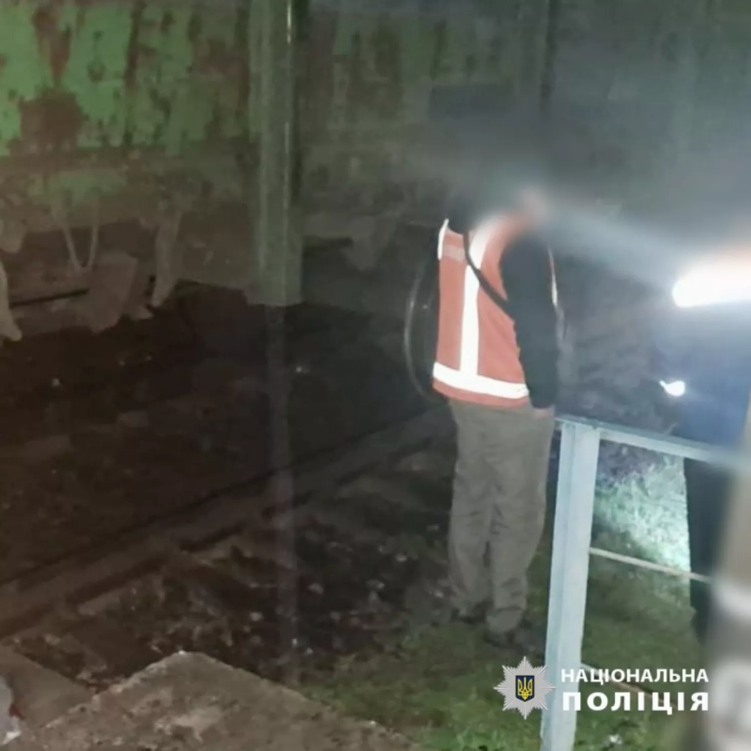 A freight train injured a 69-year-old woman in Odesa, photo: National Police