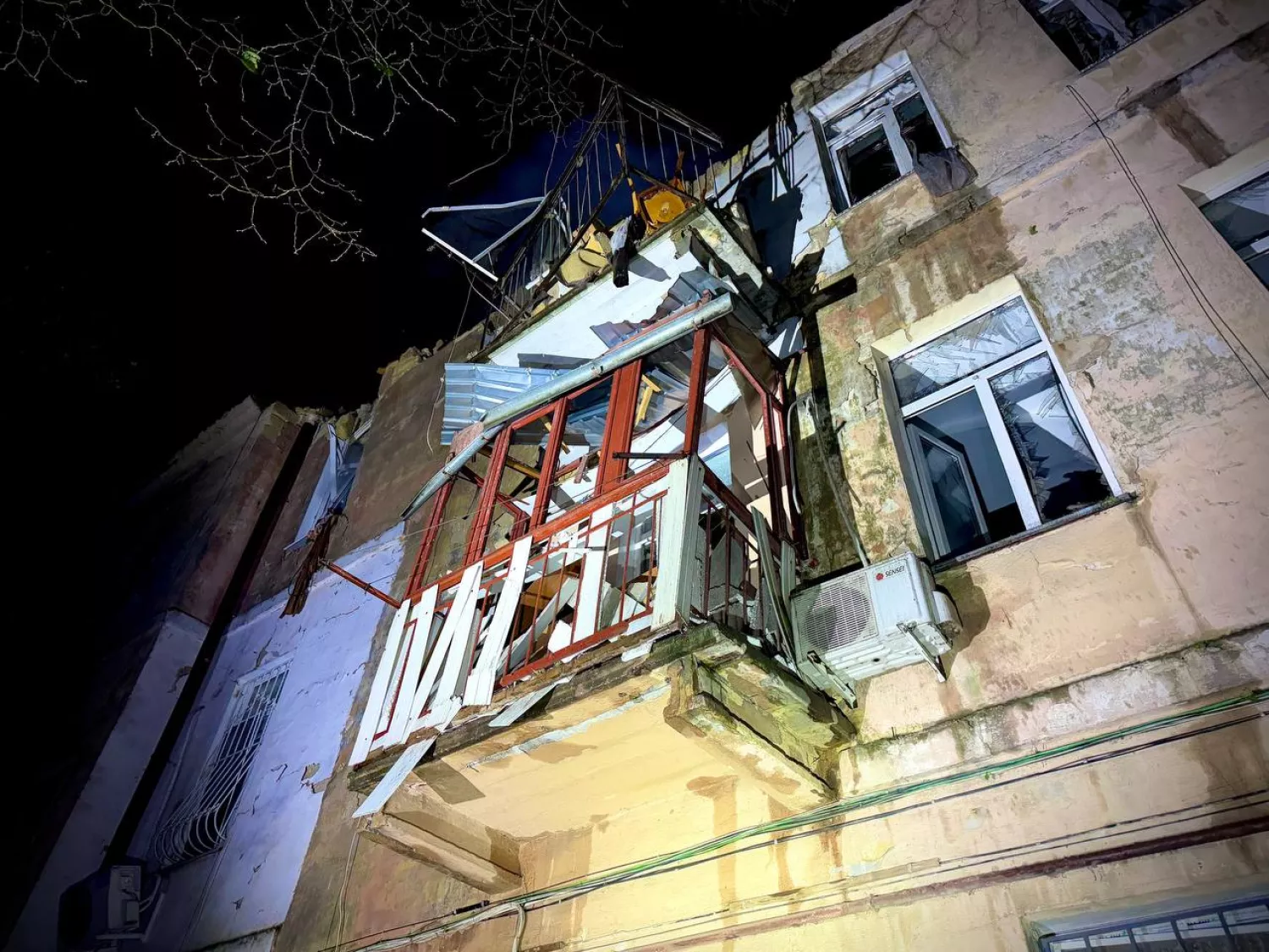 Consequences of shelling of Odesa on November 14-15, photo: Gennadiy Trukhanov