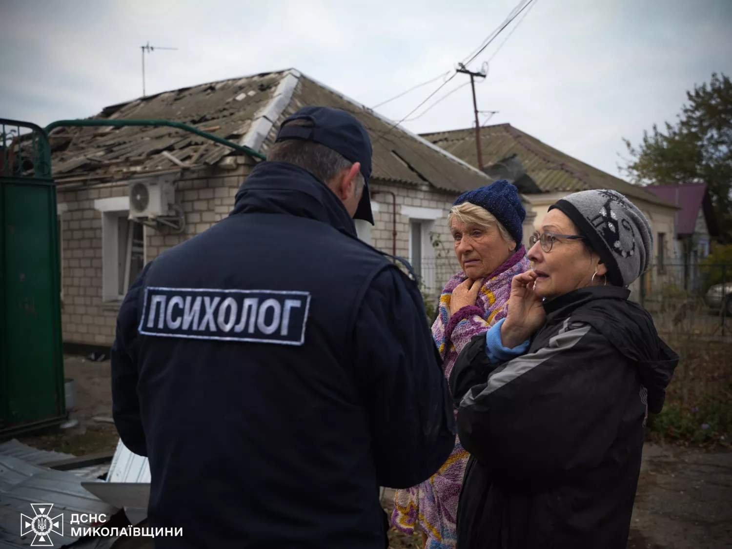 Наслідки атаки Миколаєва з 17 на 16 листопада. Фото: ДСНС Миколаївщини