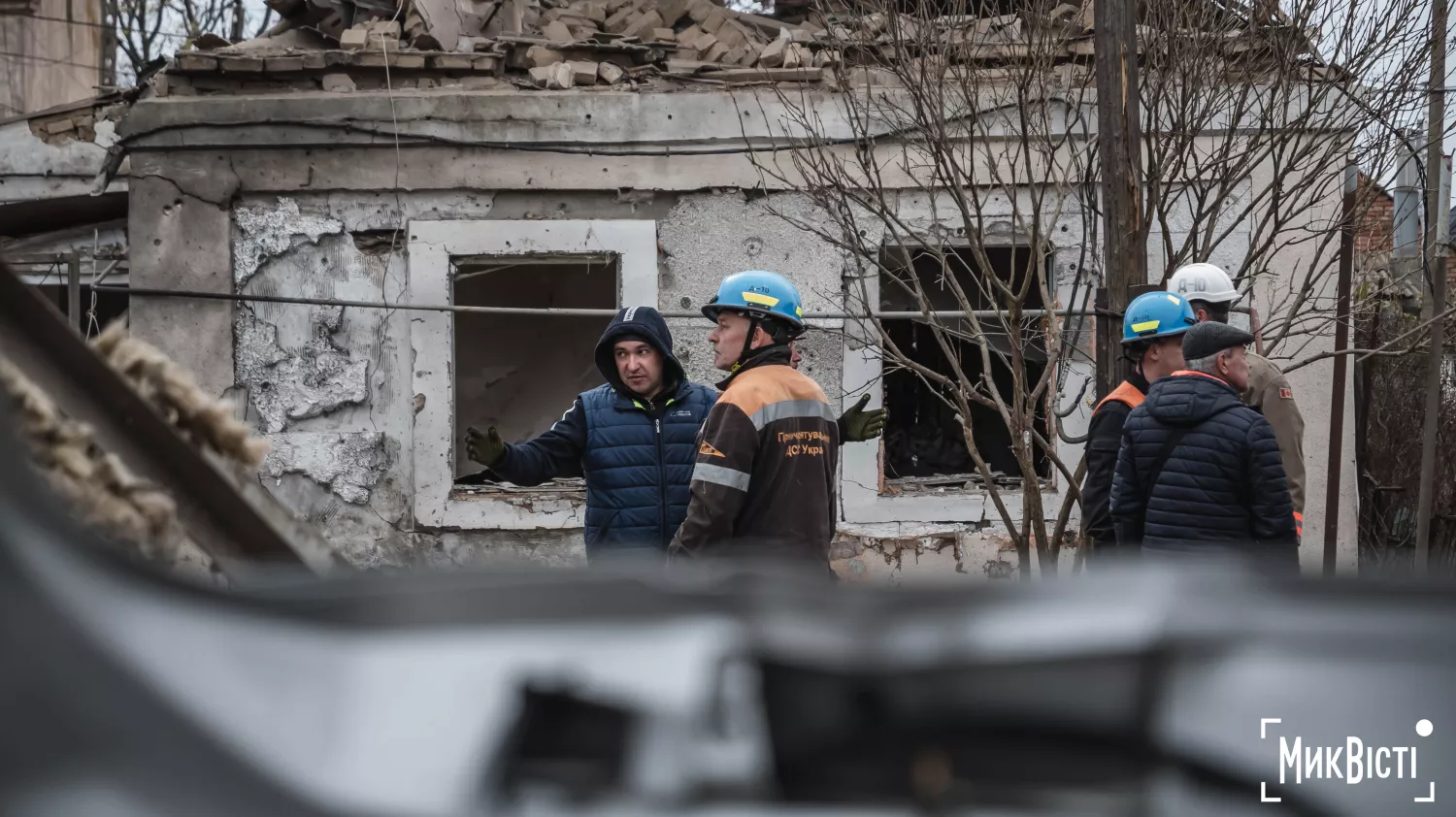 Наслідки обстрілу Миколаєва 17 листопада, фото: Сергій Овчаришин, «МикВісті»