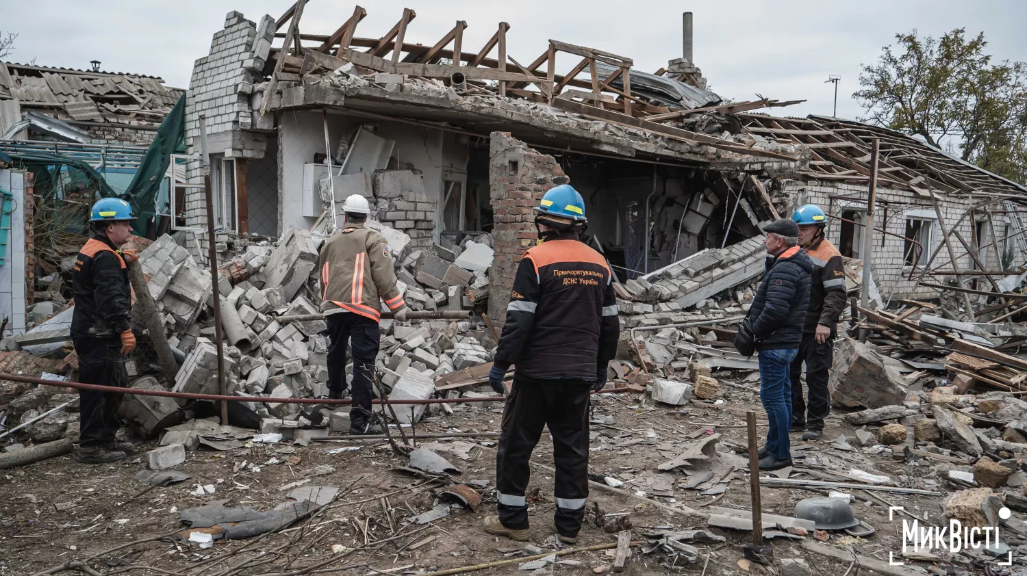 Наслідки обстрілу Миколаєва 17 листопада, фото: Сергій Овчаришин, «МикВісті»