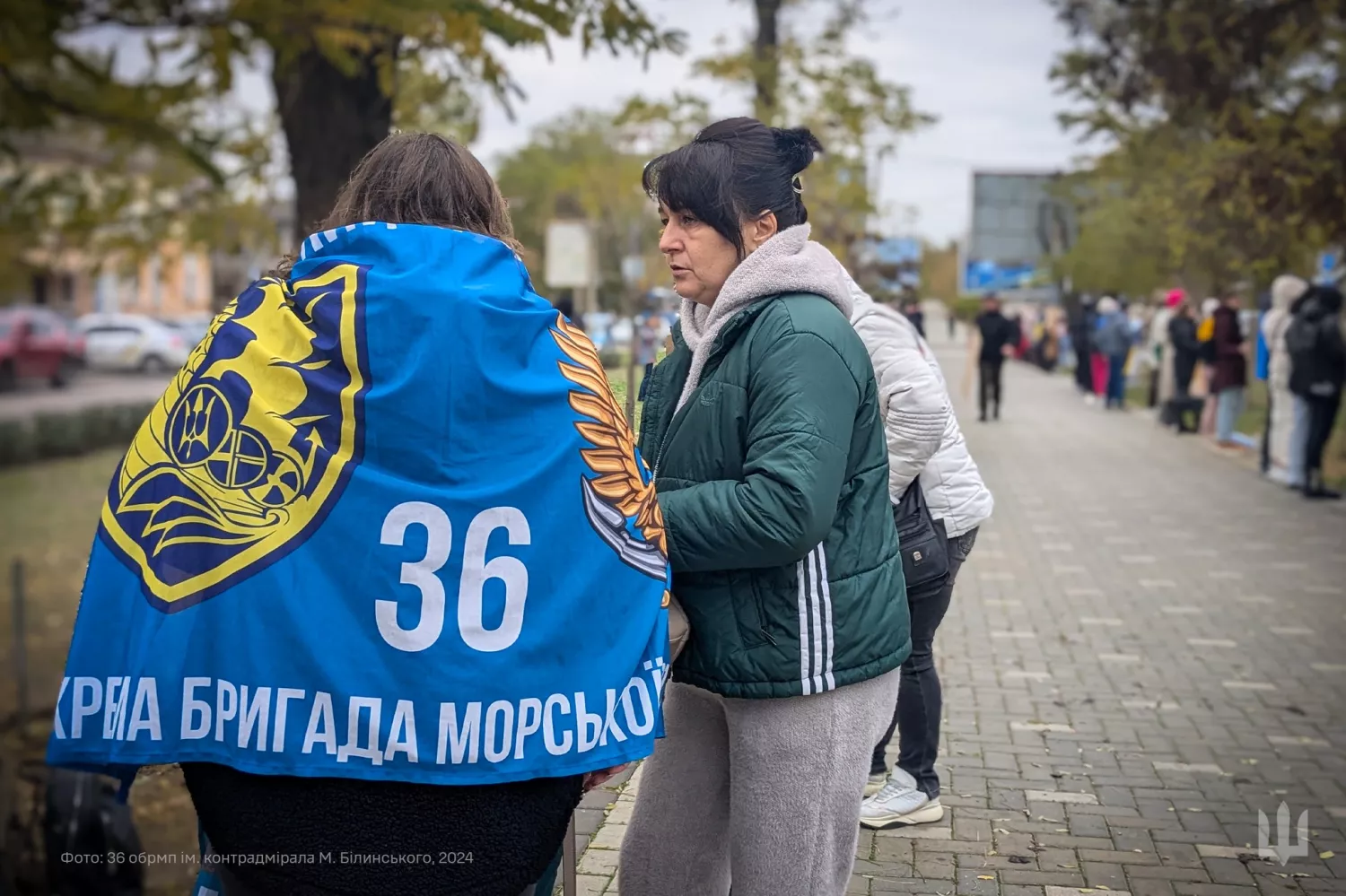 Мітинг в підтримку військовополонених та зниклих безвісти у Миколаєві. Фото: «36 окрема бригада морської піхоти»