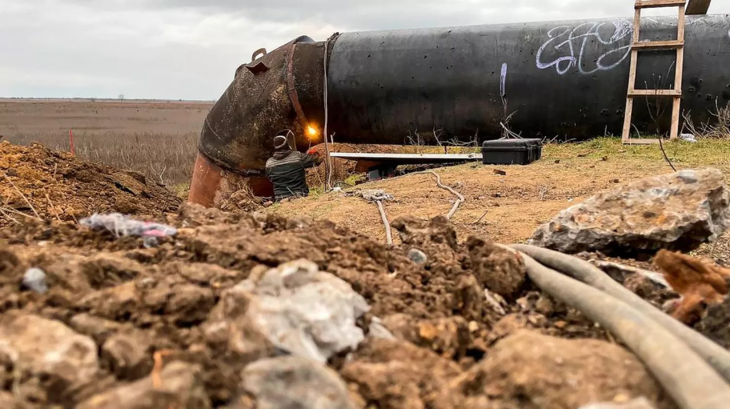 Inspection of water supply, photo: Mykolaiv Society