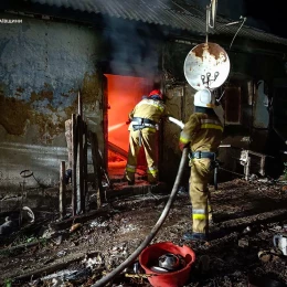 Пожар на Николаевщине 21 ноября, фото: ГСЧС Николаевской области