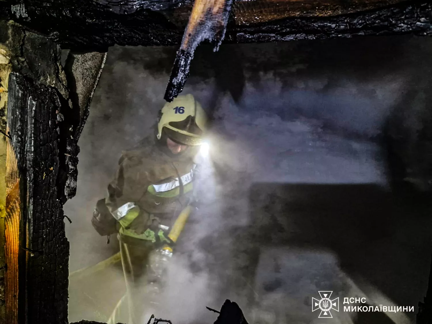 Пожежа в Миколаївській області, фото: ДСНС Миколаївщини