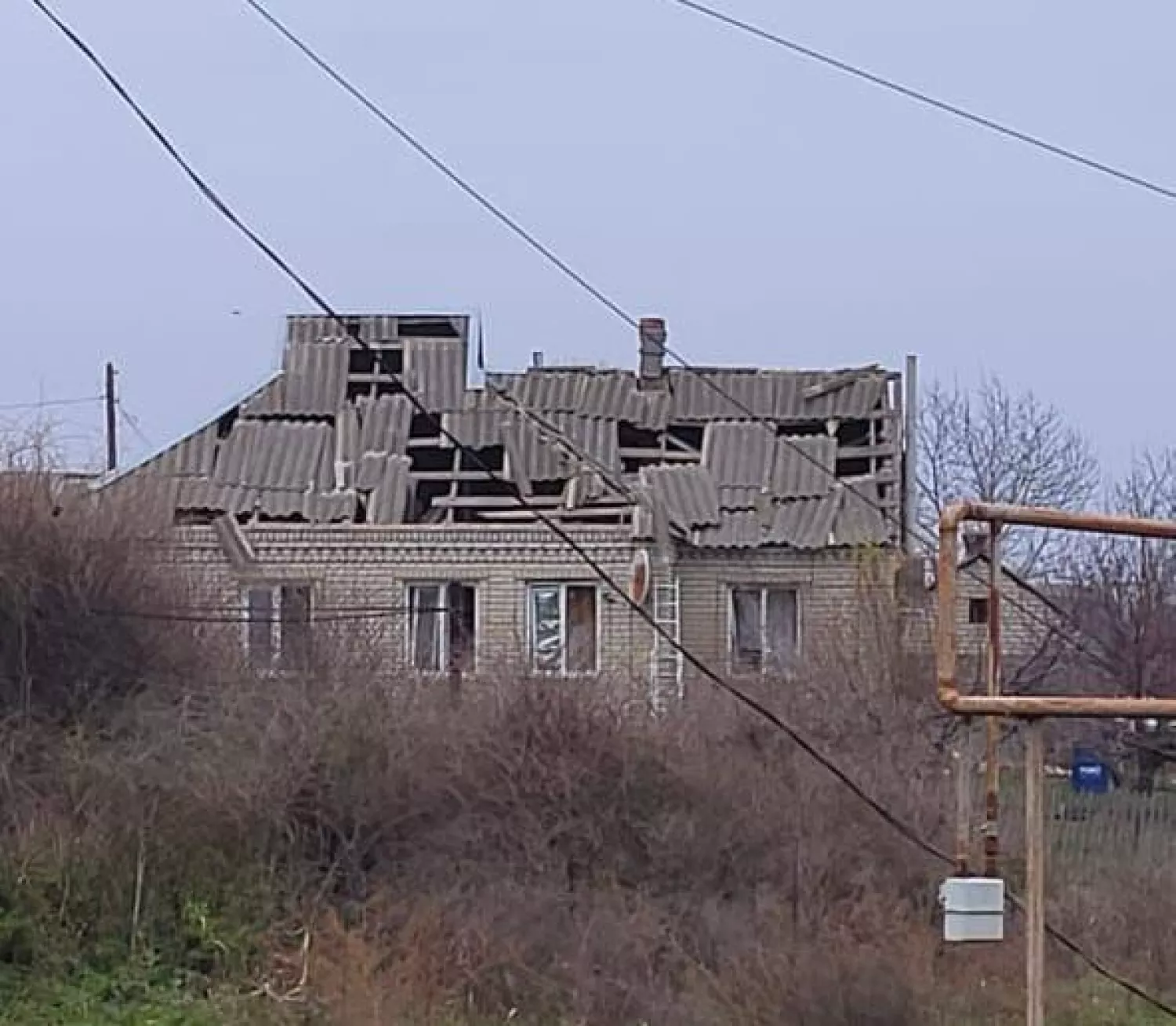 Наслідки обстрілу Одещини, фото: Одеська ОВА