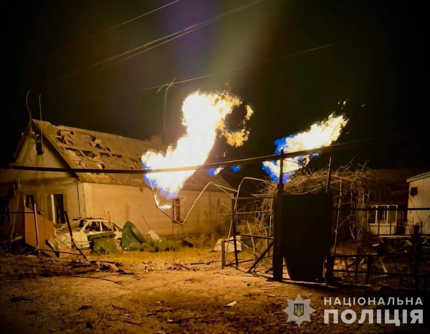 7 people were injured in Odesa due to Russian shelling. Photo: press service of the National Police.