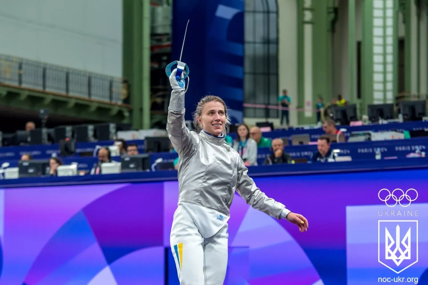 Mykolaiv Olympic champion Olga Kharlan Olga Kharlan returns to the fencing track. Photo: NOC of Ukraine