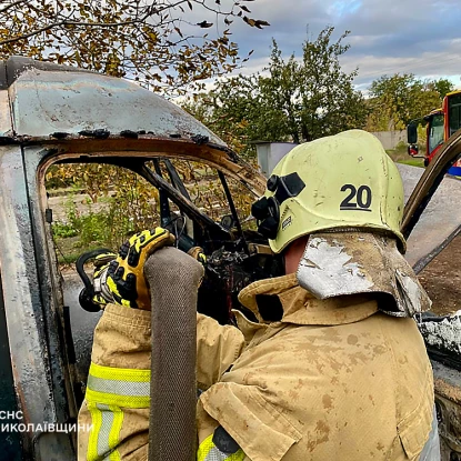 Пожежа у Миколаївській області 2 листопада, фото: ДСНС Миколаївщини