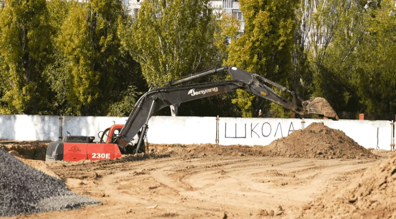 В Херсоне идет строительство двух подземных школ. Фото Bihus.Info