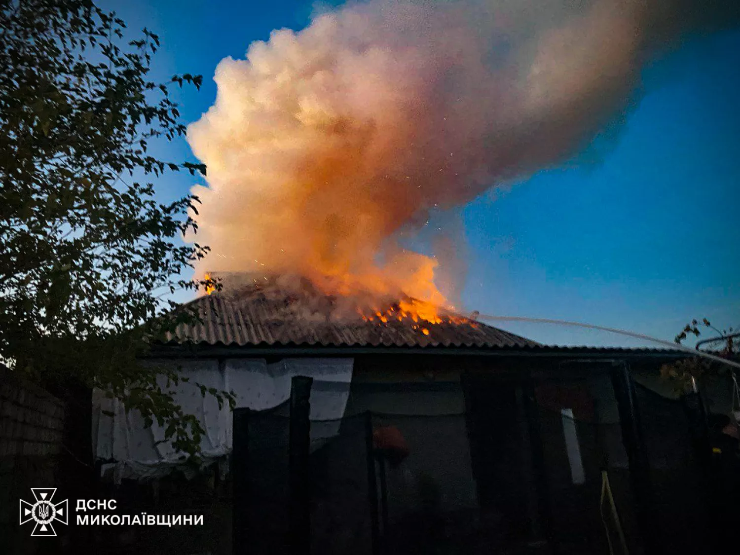 Пожары в Николаеве и области 5 ноября, фото: ГСЧС Николаевской области