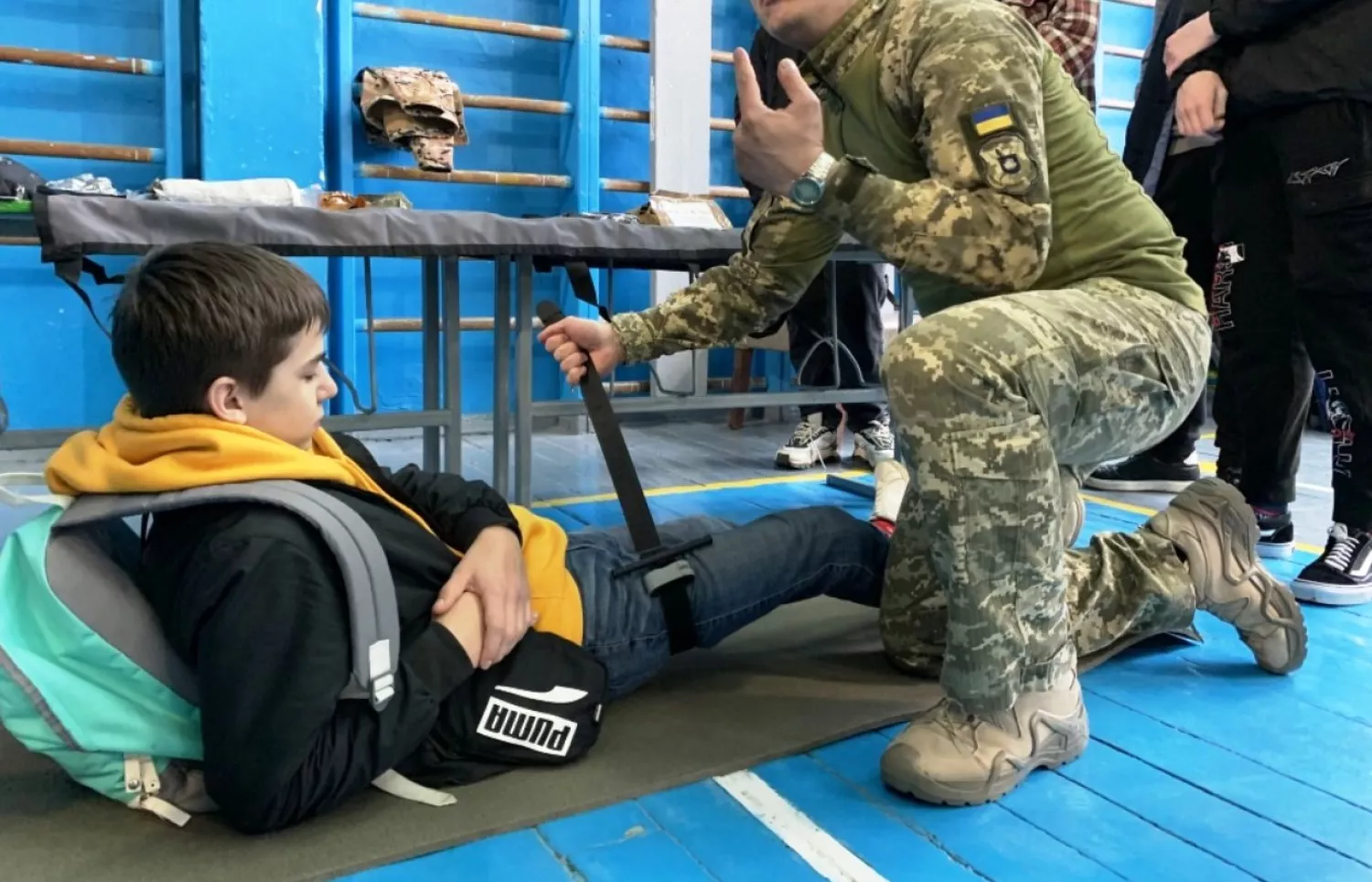 For the «Defense of Ukraine» course, schools are purchasing equipment. Photo: ArmyInform