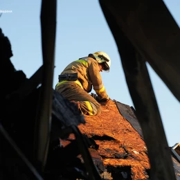 Пожежа у Миколаївській області, фото: ДСНС Миколаївщини