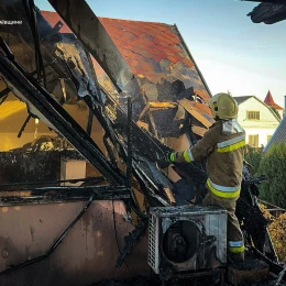 Пожежа у Миколаївській області, фото: ДСНС Миколаївщини