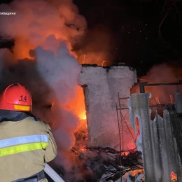 Пожежа у Миколаївській області, фото: ДСНС Миколаївщини