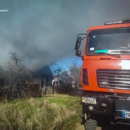 Пожежа у Миколаївській області, фото: ДСНС Миколаївщини