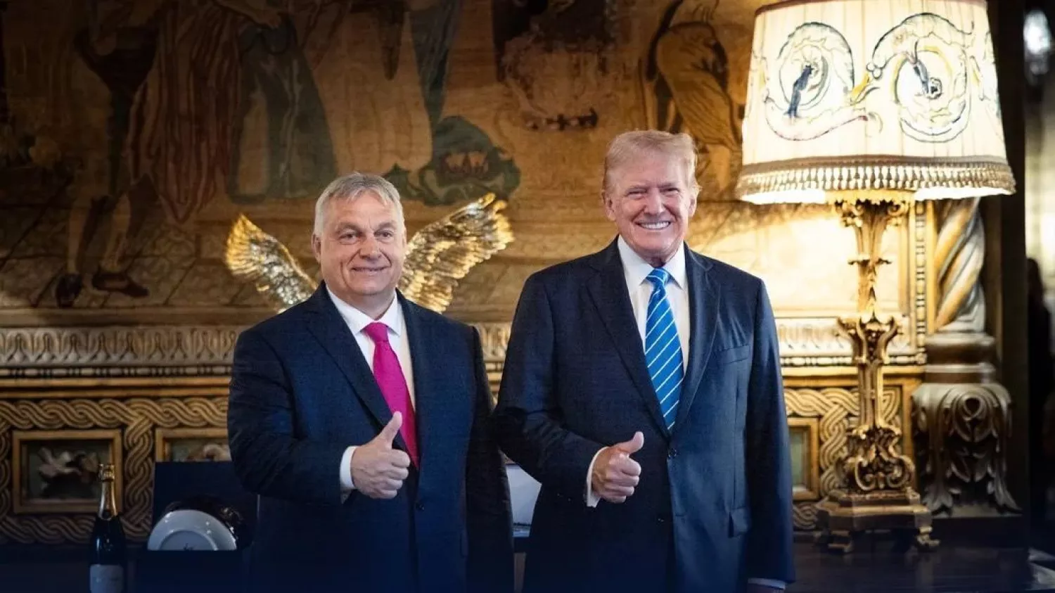 Hungarian Prime Minister Viktor Orbán and former US President Donald Trump during a meeting on July 12, photo: X