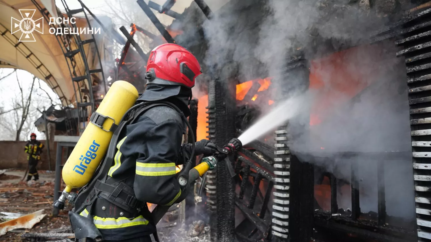 В Одессе на пожаре погиб мужчина Фото: пресс-служба ГСЧС