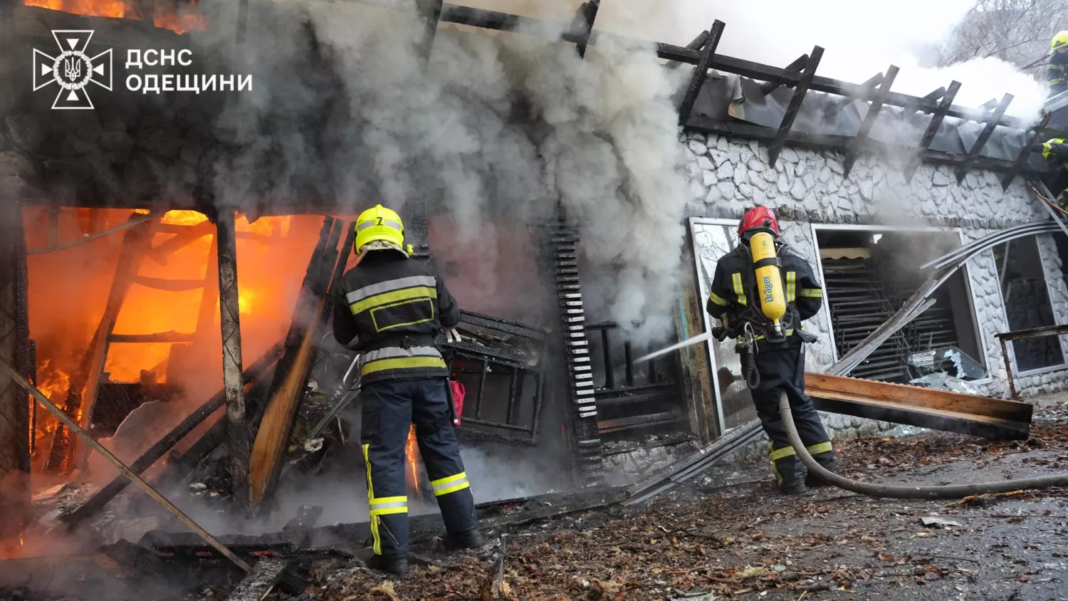 В Одессе на пожаре погиб мужчина Фото: пресс-служба ГСЧС