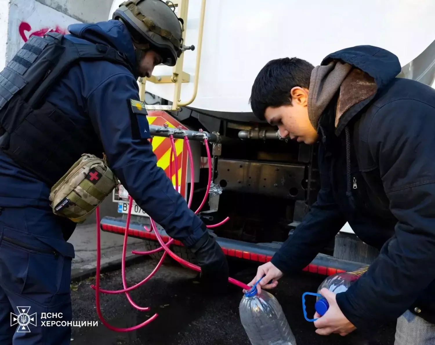 Kherson Oblast attracted €4 million in international aid for the restoration of water supply, the head of the region said. Photo: press service of the State Emergency Service in the Kherson region