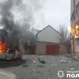 Наслідки російських обстрілів Херсонщини. Фото: пресслужба Нацполіції